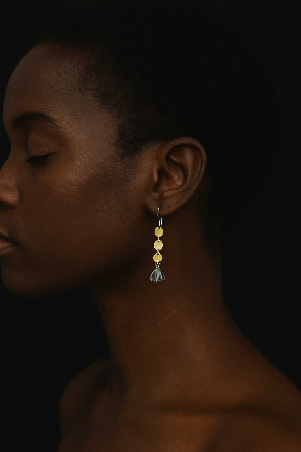 14K Gold Filled with Light Green Amethyst