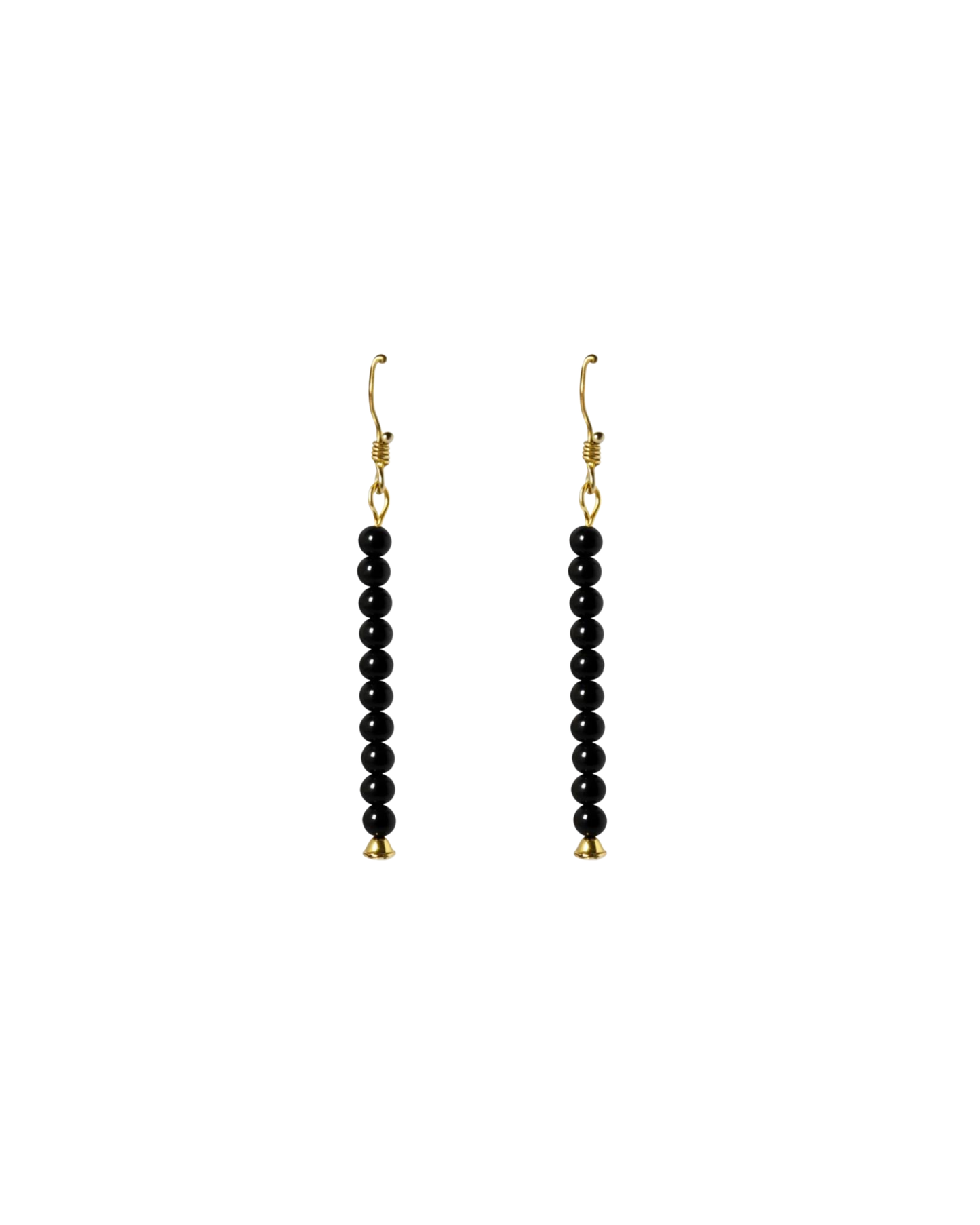 14 Karat Gold-Filled Black Onyx Drop Earrings