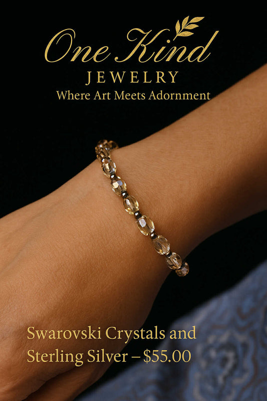 Swarovski Crystals and Sterling Silver
