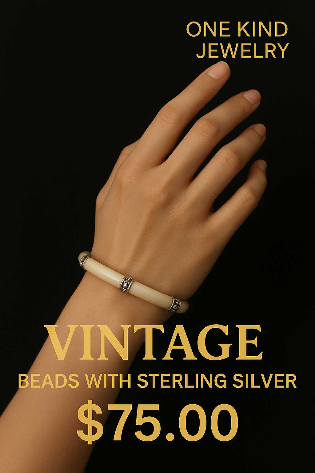 Vintage Beads Sterling Silver