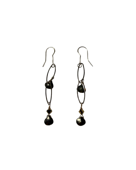 14k Gold Filled with Pyrite Beads