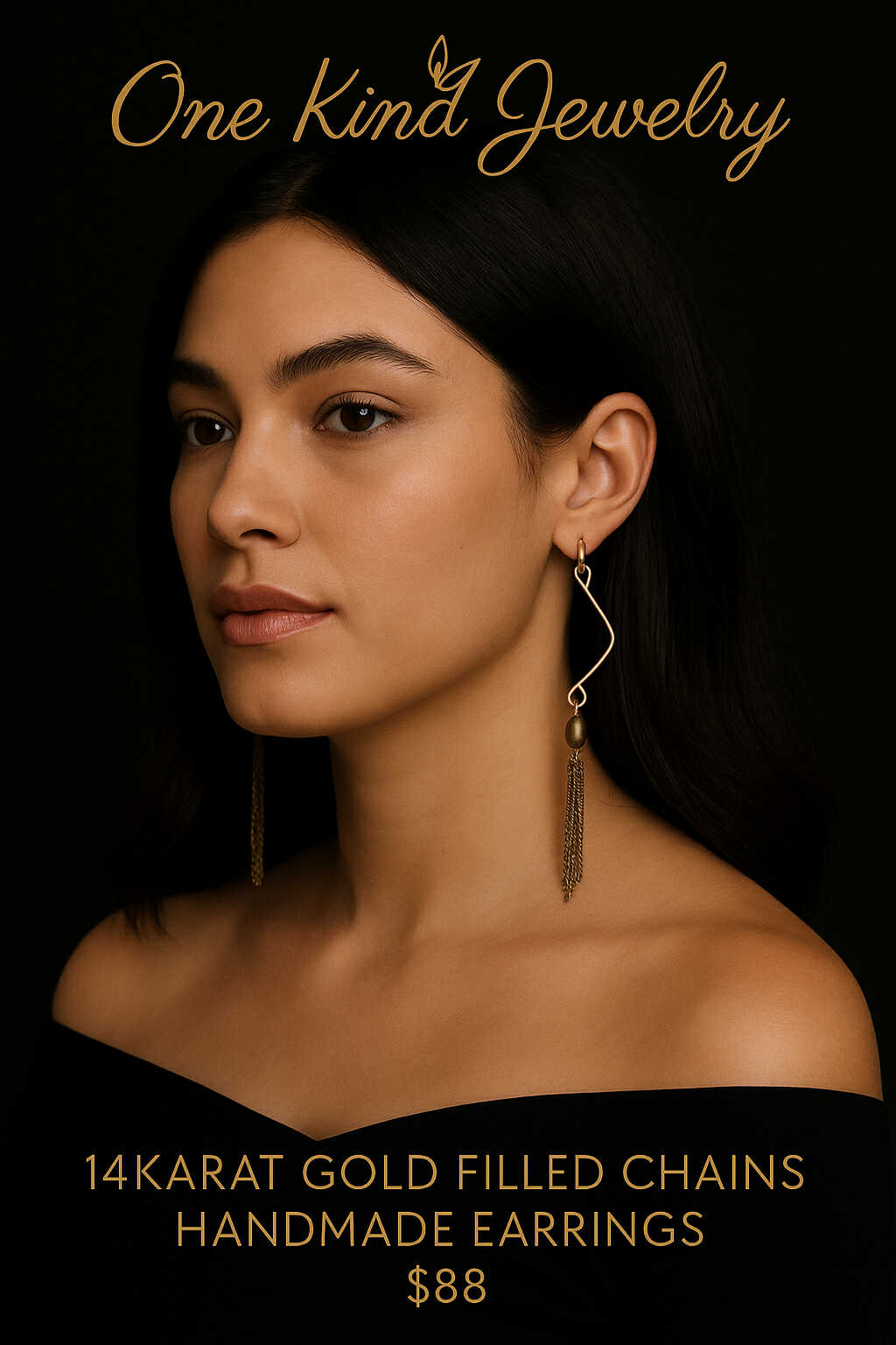 14K Gold Filled Chain Earrings
