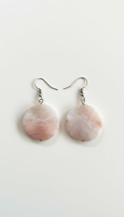 14K Gold Filled Natural Peach Stone