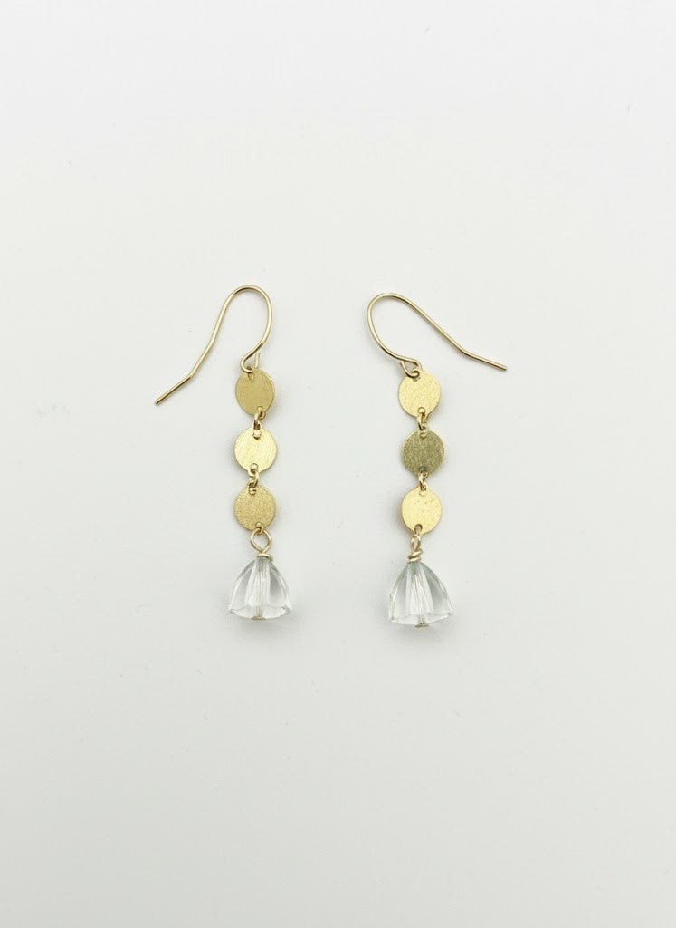 14K Gold Filled with Light Green Amethyst