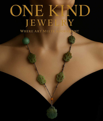 Carved Jade Necklace