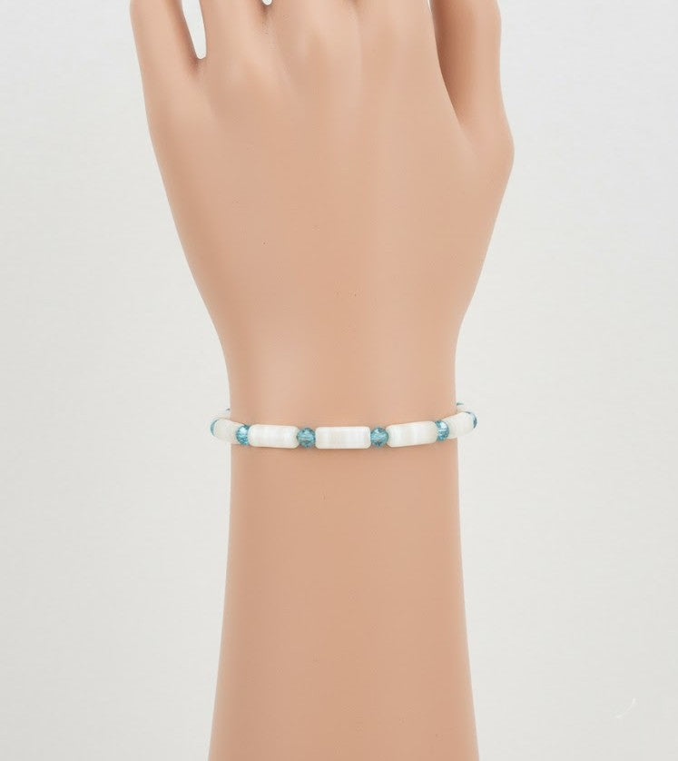 Cat’s Eye and Swarovski Crystal