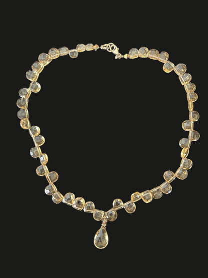 Citrine on 14K Gold-Filled with Wire