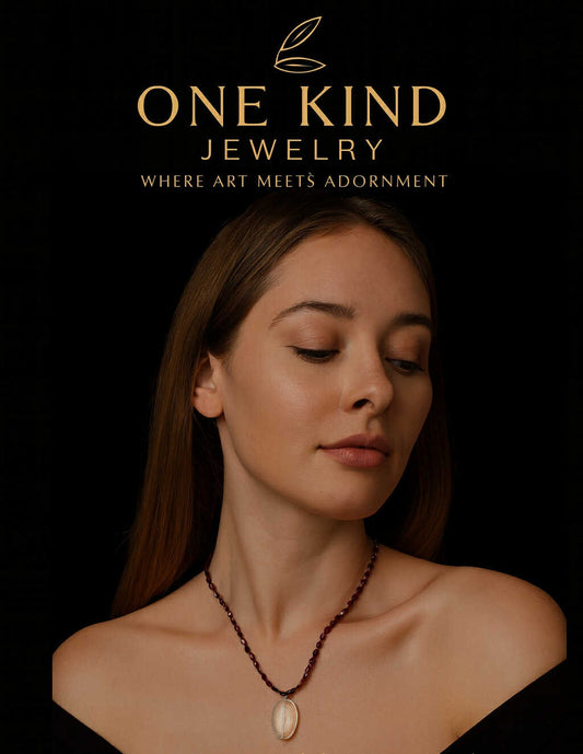 Garnet With Clear Quartz Pendant