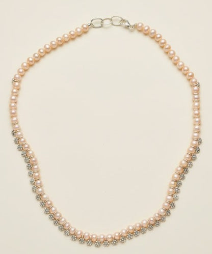 Light Peach Mother of Pearl Necklace