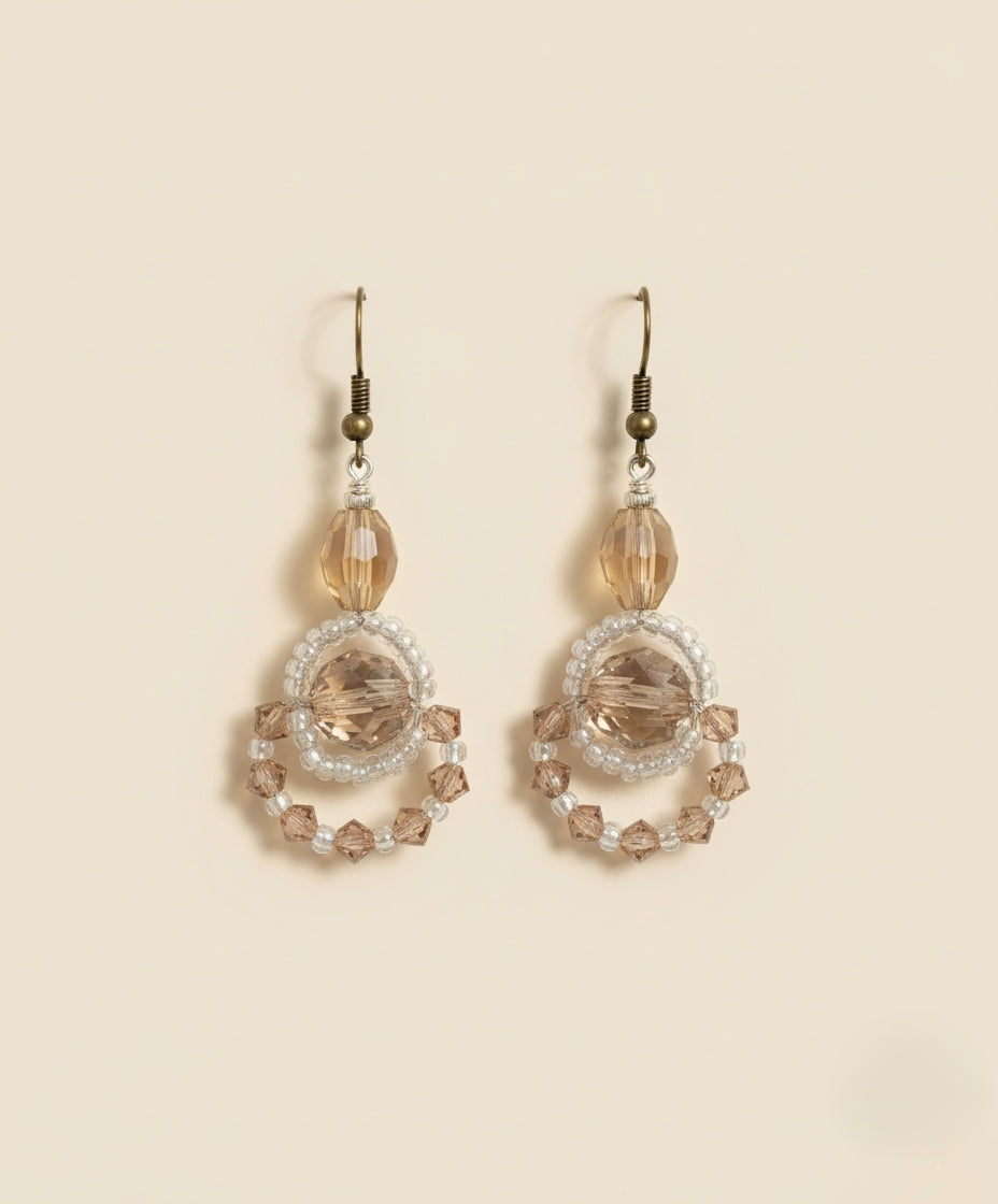 Sterling Silver and Natural Stones Earrings