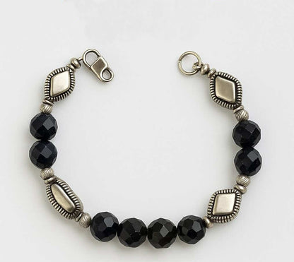 Sterling Silver with Blue Goldstone Bracelet