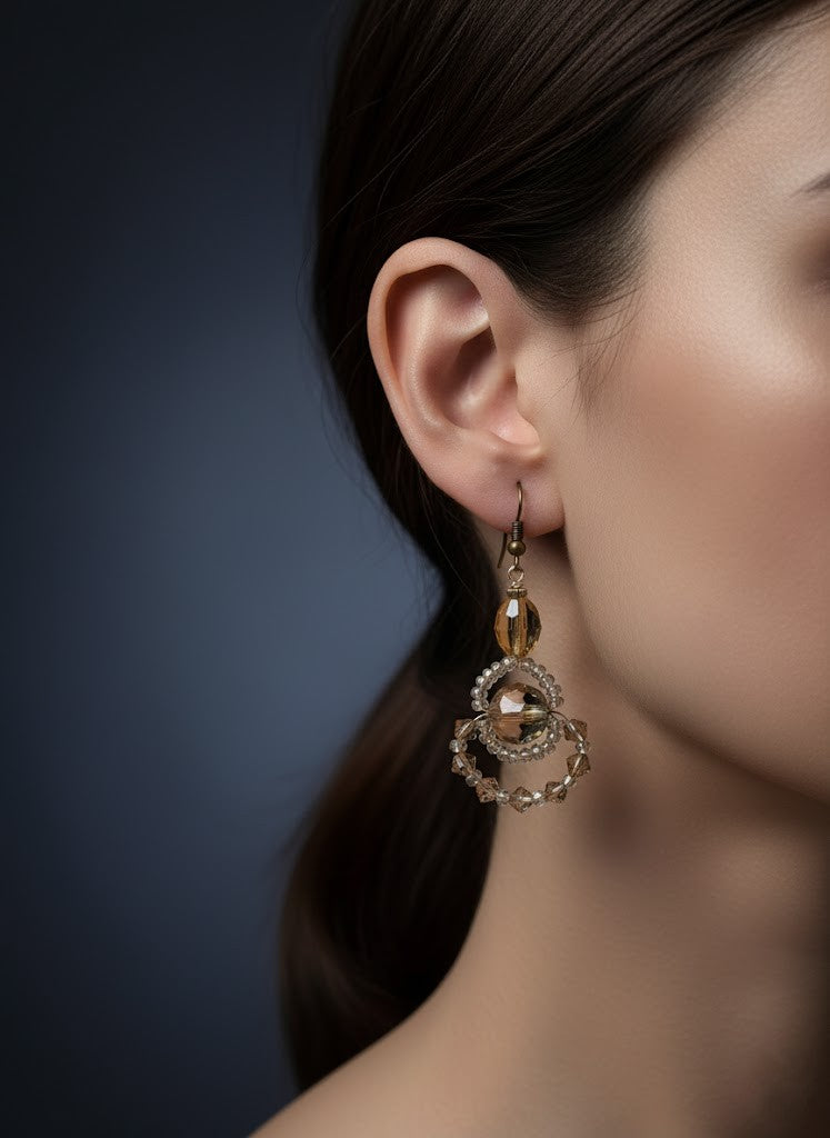 Sterling Silver Swarovski Crystal Earrings