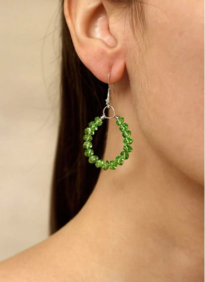 Sterling Silver and Crystal Earrings