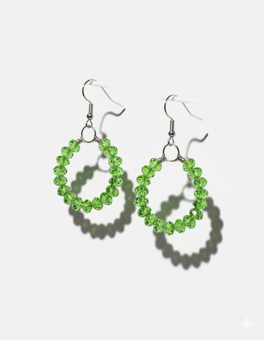 Sterling Silver and Crystal Earrings