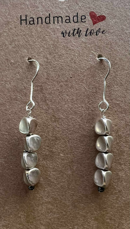 Sterling Silver Ear Wire and Beads