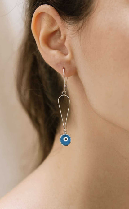 Sterling Silver Evil Eye Glass