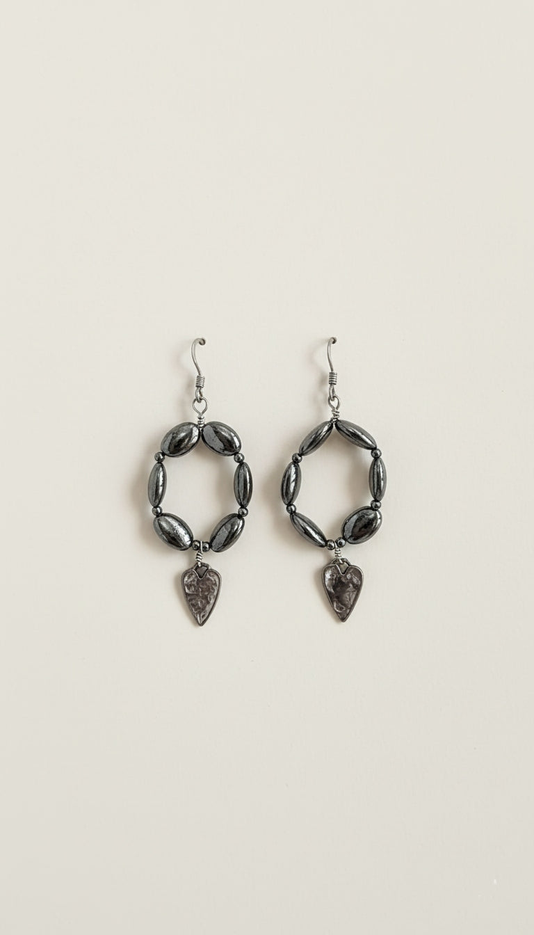 Sterling Silver Hematite