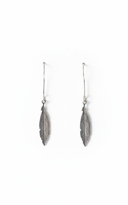 Sterling Silver Leaf Earrings
