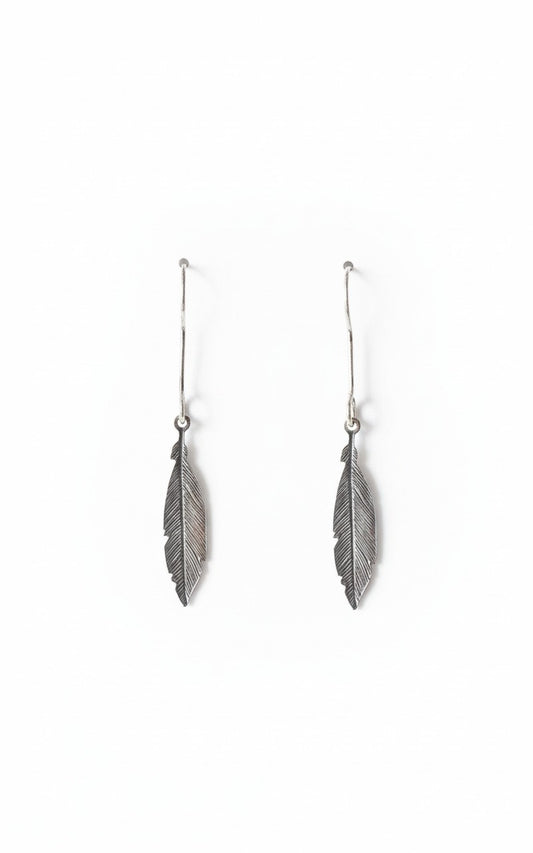 Sterling Silver Leaf Earrings