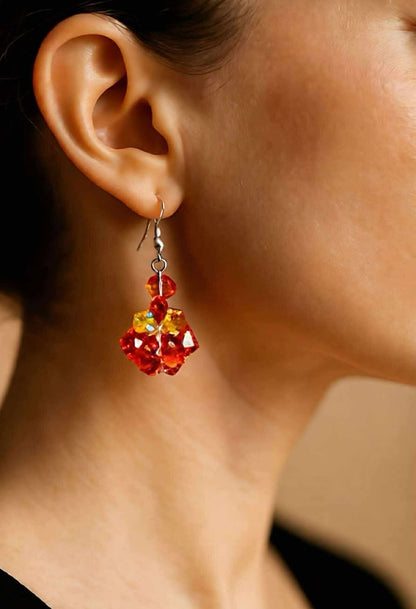 Sterling Silver Wire Wrap with Swarovski Crystals