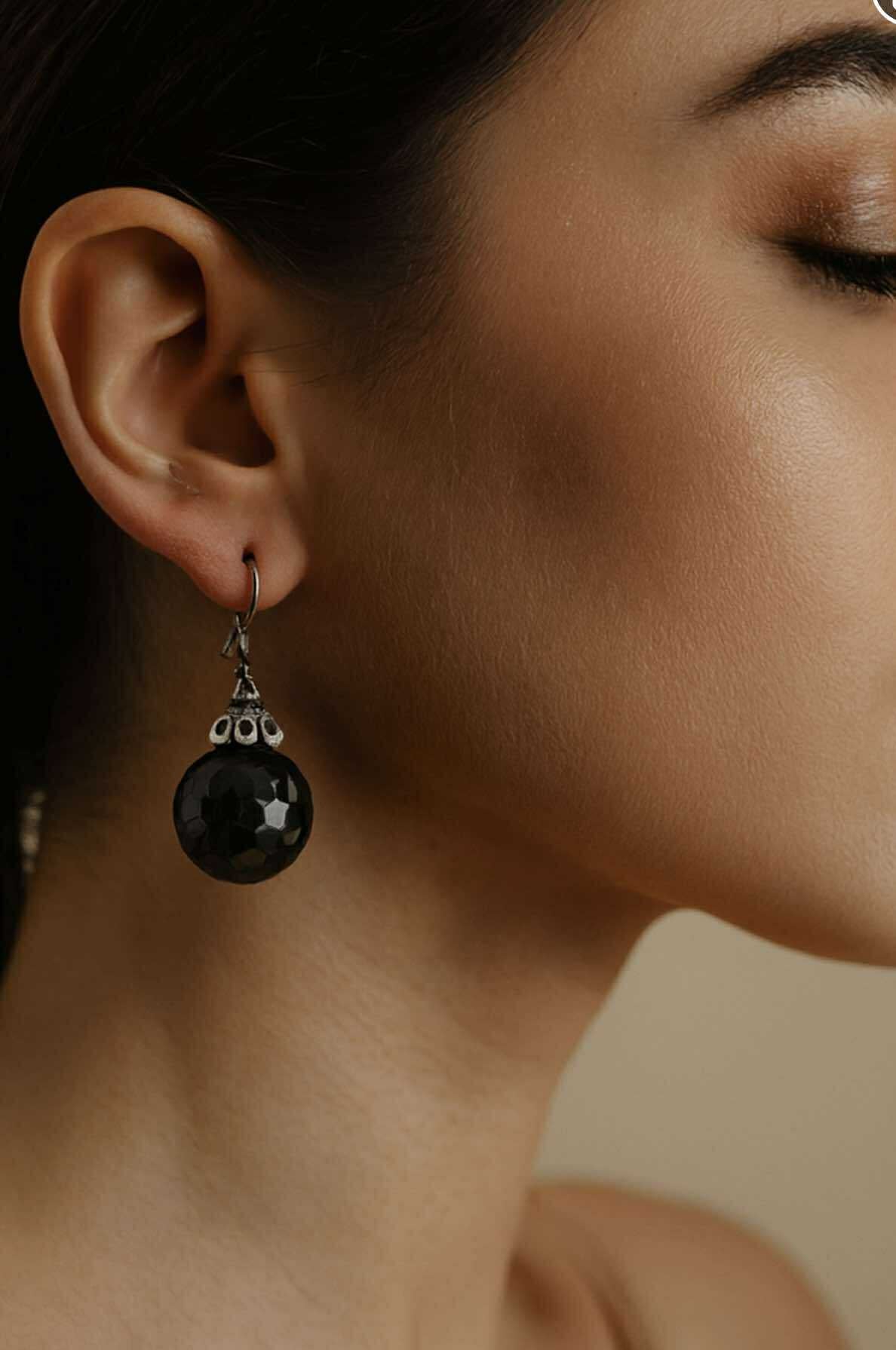 Sterling Silver with Black Onyx