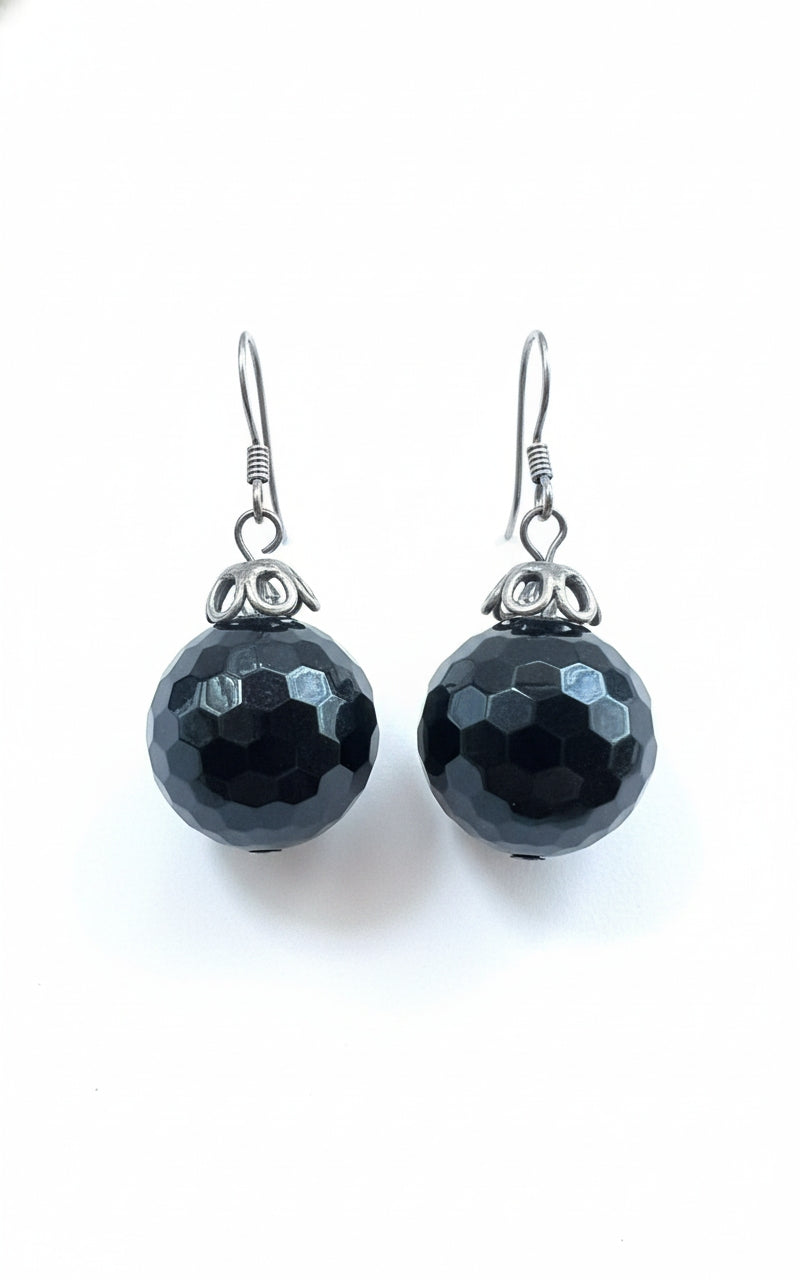 Sterling Silver with Black Onyx