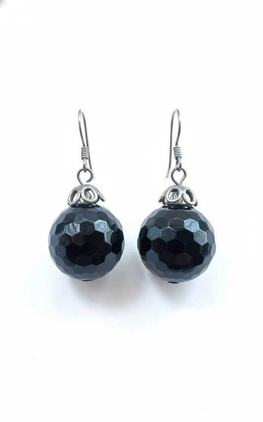 Sterling Silver with Black Onyx