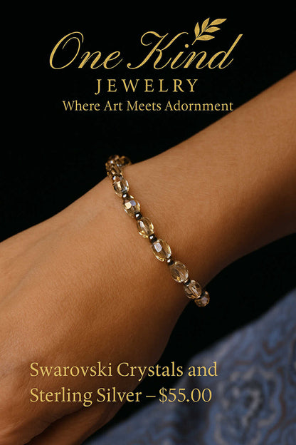 Swarovski Crystals and Sterling Silver