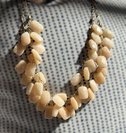 Yellow Jade on 14k Gold Filled Wire Wrap